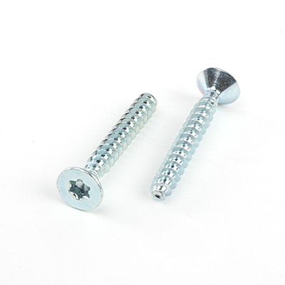 工業(yè)熊10B21碳鋼環(huán)保藍(lán)白鋅(48/72h)梅花沉頭平尾塑膠件專(zhuān)用自攻釘Q/GYX