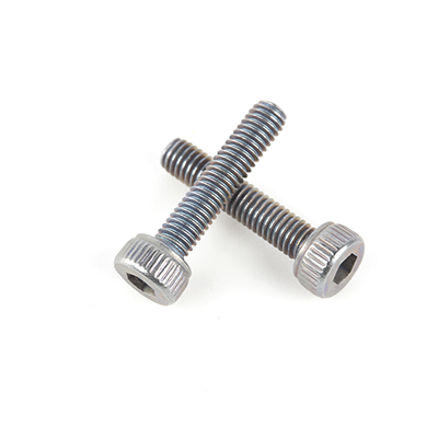 工業(yè)熊SCM435合金鋼12.9級藍色鋅鎳合金內六角圓柱頭螺釘全牙滾花DIN912